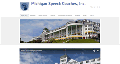 Desktop Screenshot of michiganspeechcoaches.org